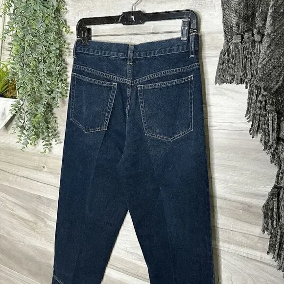 Vintage Eddie Bauer Denim Womens Blue Straight Leg Jeans Size 8 - Picture 3 of 7